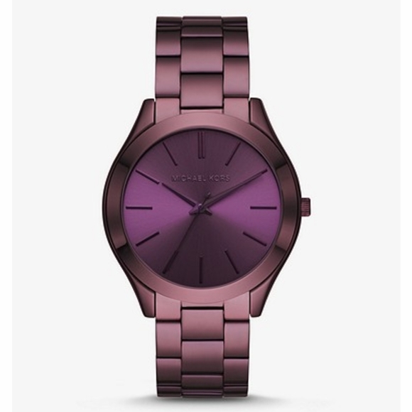 Michael Kors Accessories - 🆕 MICHAEL KORS SLIM RUNWAY LAVENDER TONE WATCH